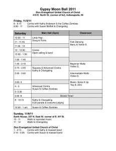 Schedule GMB 2011